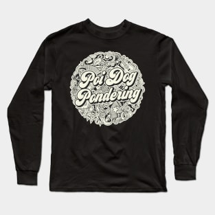 Vintage Circle - Poi Dog Pondering Long Sleeve T-Shirt